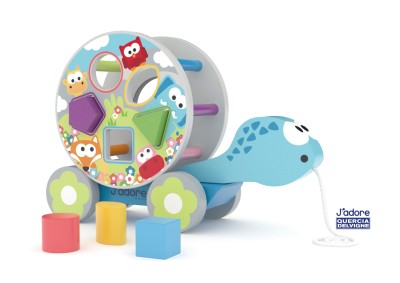 J'adore Pull Along Turtle Sorter 