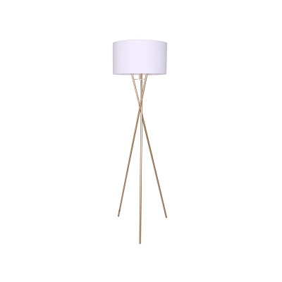 Elise - White & Gold Tripod Floor Lamp