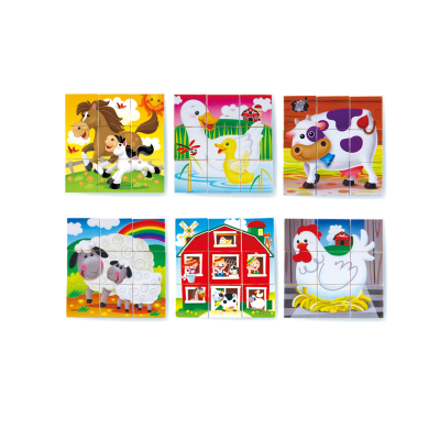 Farmhouse Block Puzzle-9Pcs
