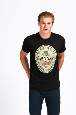 T-shirt Homme S / S Imprimé Hockey / Pepsi C / Noir / Asst