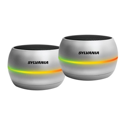 2 haut-parleurs bluetooth DEL