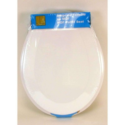 Siège de toilette dur blanc