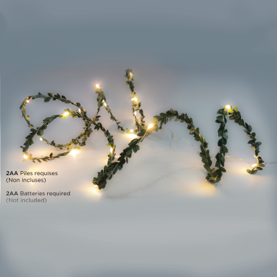 Green Leaf Led String Light 190cm