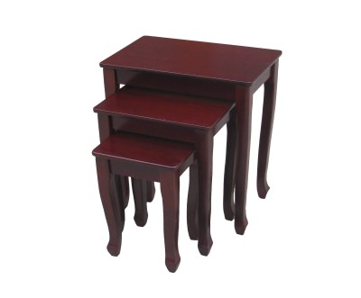 Tables d'appoint en bois 3 pièces