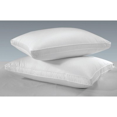 W Home - Oreiller microgel en coton à gousset