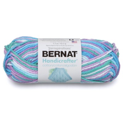 Bernat Handicrafter Cotton Yarn Beachball Blue Ombre