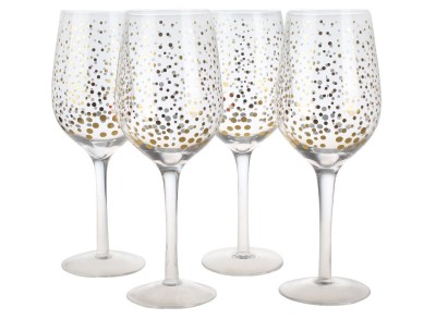 Set of 4 Sparkling Wine Glasses