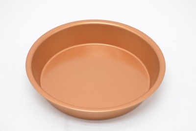 Round copper cooking plate