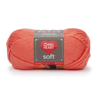 Red Heart Soft Yarn Coral