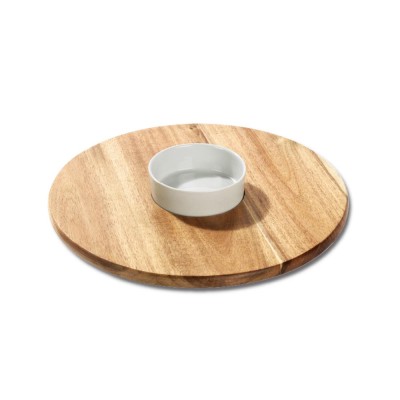Susan paresseuse en bois d'acacia