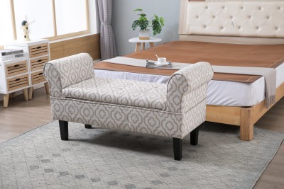 Banc de rangement avec accoudoir