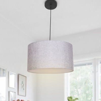 Faux Linen Pendant Lamp