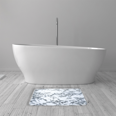 Lauren Taylor - Tapis de bain imprimé marbre