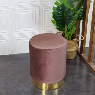 Velvet Pouf
