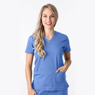 Sky Blue Scrub Top