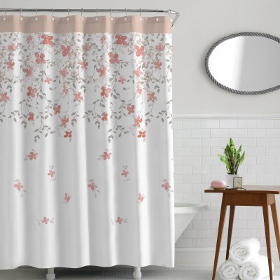 Lauren Taylor: Sakura Microfiber Shower Curtain