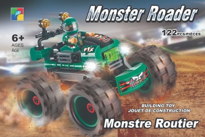 Jouet de construction Monster Cars Assortis 