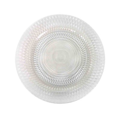 Assiette de charge en verre 33cm