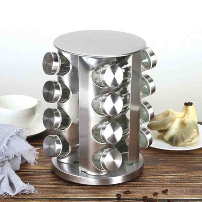 A LA CUISINE - 12pcs clear glass jar with ss lid and metal stand 90ml