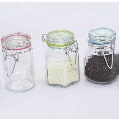 A LA CUISINE - clear glass spice jar 90ml