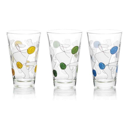La Cuisine - Set/6 310ml Silk Screen Glasses