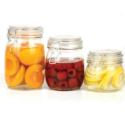 A LA CUISINE - set of 3 glass jars