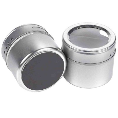 A LA CUISINE - tin spice jar with window lid 100ml