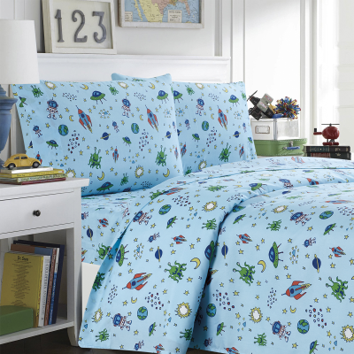 Aliens  - MF Quilt Set Blue