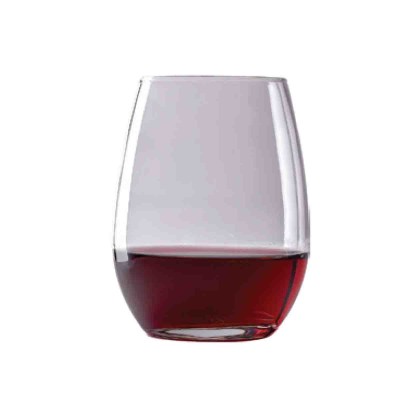  Set/4 Stemless Glasses Amber