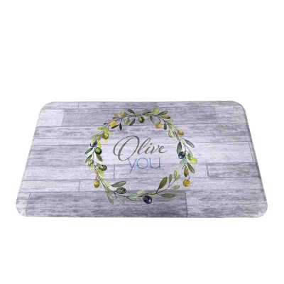 Tapis de cuisine anti-fatigue 50x91cm Olive 
