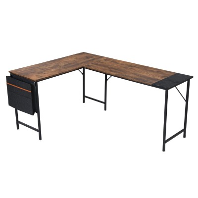 Atelier Du Nord - Bureau d'ordinateur Isoud en forme de L 58X47X29"