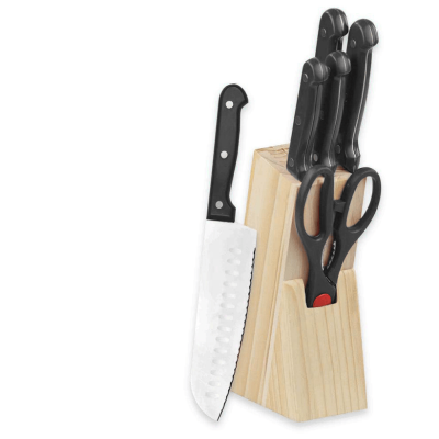 À la Cuisine - Ensemble de blocs de couteaux 7 pièces