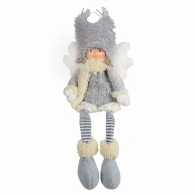 2 Asst 14 "tissu assis garçon / fille d'ange