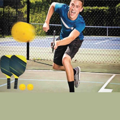 Pickleball Deux Raquettes Avec 2 Balles