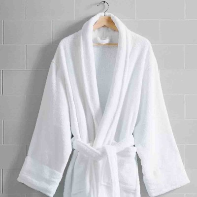 Peignoir en coton éponge