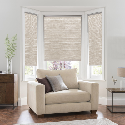 Toiles à rouleau occultantes aspect lin | Beige