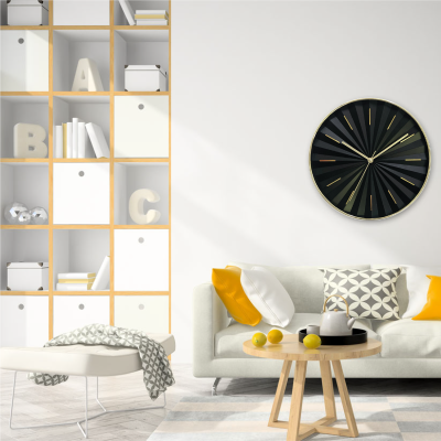 Horloge Noir/or 12po