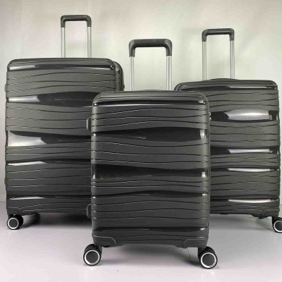 Voyage Quest - Bagage noir avec 4 roues silencieuses