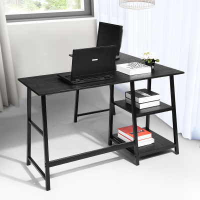 Drogba - Office Desk With Shelves L-Shape