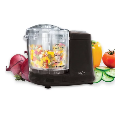 1.5 Cup Mini Electric Chopper Black