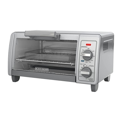 BLACK+DECKER | Crisp 'N Bake - Four grille-pain à 4 tranches frire à l'air