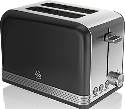 Grille-pain 2 tranches Swan Retro Noir