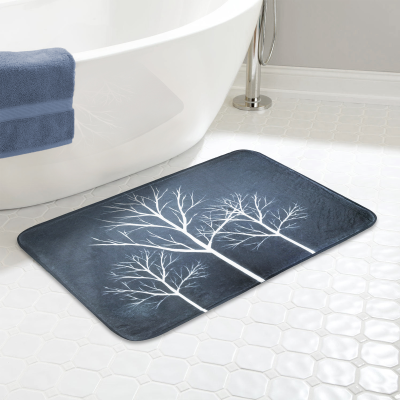 Tapis de bain en mousse à mémoire de forme Trees