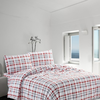 Bellevue  - Sheet Set Plaid Microfiber