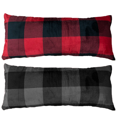 Oreiller de corps Aspen Buffalo Plaid