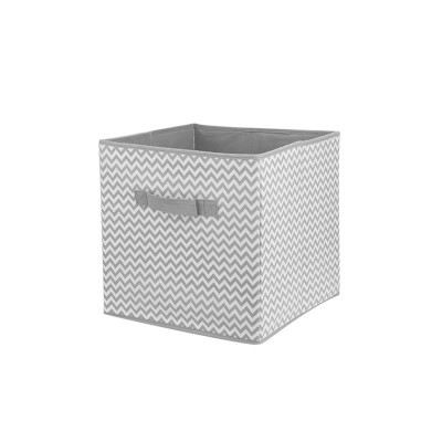 Storage Basket 12x12x12 Grey/white