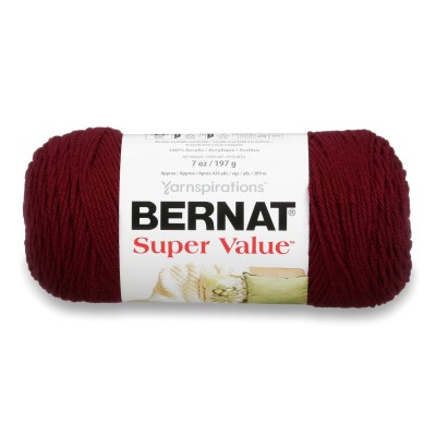 Bernat Super Value 3-197G Burgundy
