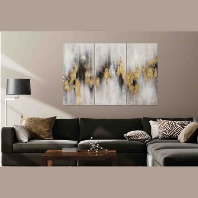 3 pièces de toile imprimée