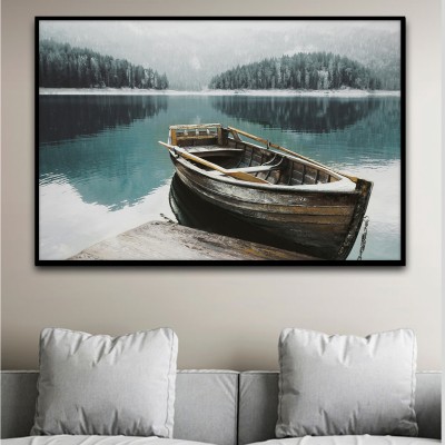 Vintage Boat In Scene S22 60*90