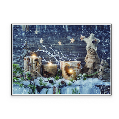 Xmas Led Canvas 40x60